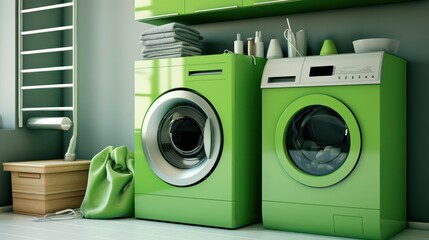washing machine and laundry