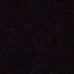 Black background and pink and red line 
