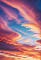 Foto auf Acrylglas Antireflex Colorful Sunset Sky © SR07XC3