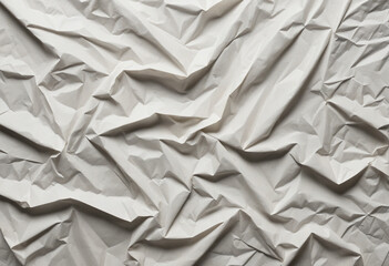 Obraz premium Vintage wrinkled white paper background texture