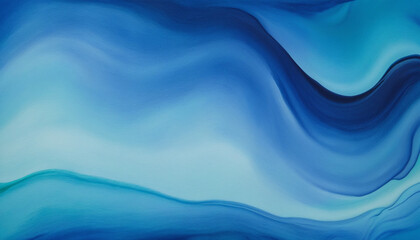 Deep Blue Gradient Watercolor Background with Liquid Grunge Texture