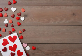 Hearts Valentine's Day backdrop