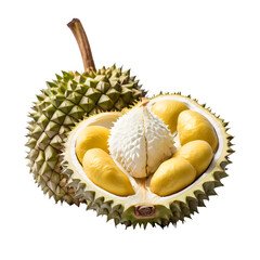 Obraz premium durian fruit on transparent