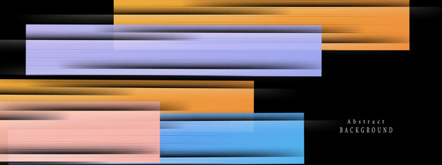 Abstract pastel color background with stripes and lines. 3D shapes abstract modern background for design.