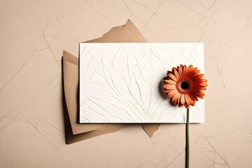 flower and paper
