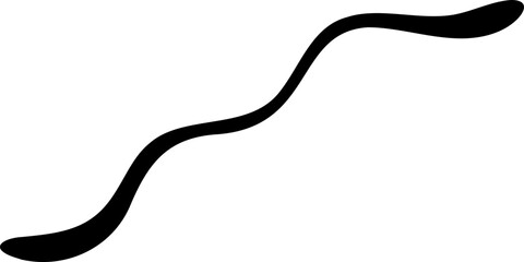 Fluid shape vector illustration. Liquid pattern silhouette design element