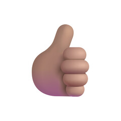 Thumbs Up: Medium Skin Tone