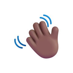 Waving Hand: Medium-Dark Skin Tone