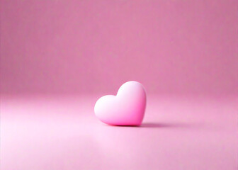 Obraz premium A Cute Pink Love and Romantic Background for your partner in the day Affection, for your presentation background, your video background
