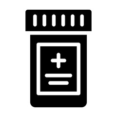 Obraz premium bottle capsule icon, drug