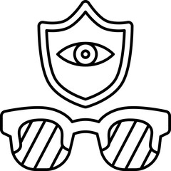 Obraz premium vision icon
