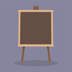 chalkboard vector flat illuatration