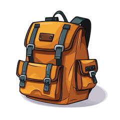 Backpack vector illustration