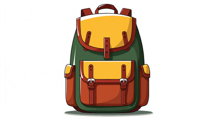 Backpack vector illustration