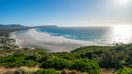 Fototapeta na wymiar Panoramic view od Noordhoek Beach, Western Cape, South Africa