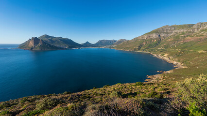Hout Bay captured from Chapman's Peak Drive, Western Cape, South Africa