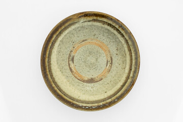 日本の陶器のお皿