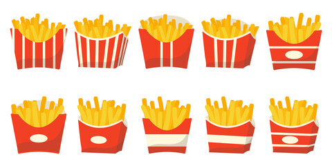 French Fries Food Set