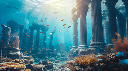 Underwater archaeological monument