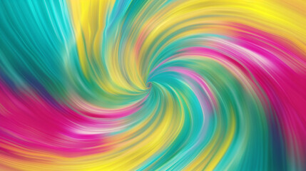 Abstract Retro Magenta Yellow Teal Blur Color Swirl Background Loop. Copy paste area for texture