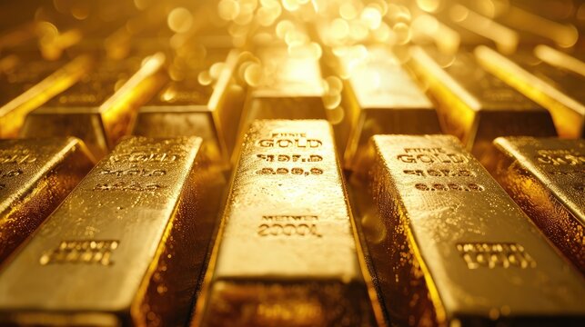 Rising gold prices concept. Investment in precious metals in the stock market
