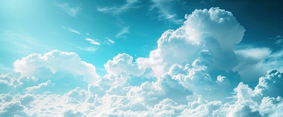 Cloud Blue Sky On Daylight Use, llustration Background Banner, HD - obrazy, fototapety, plakaty