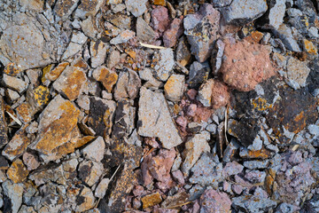 Background Photography. Textured Backgrounds. Detail of the texture of volcanic rock fragments. Pebbles that come from mountain eruptions. Bandung, Indonesia