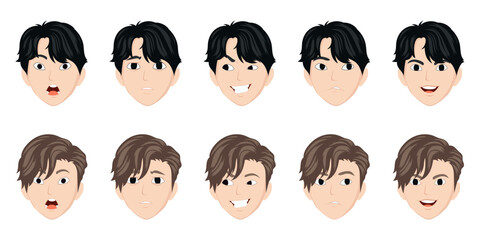 Human Face Expression Set