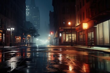 Night view of the city