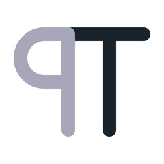 3d render of a symbol made of many spheres