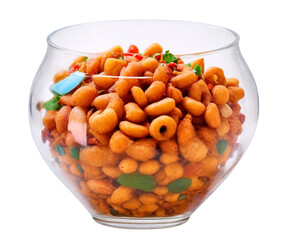 Bombay mix chanachur on transparent background