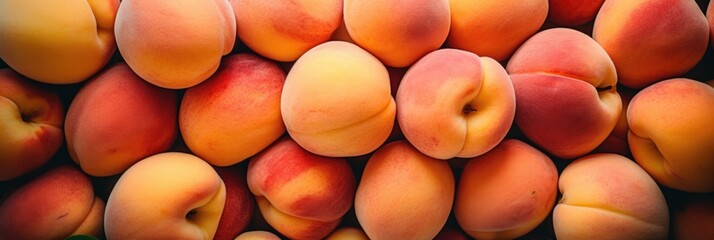 peaches on a light background