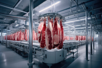Inside the Meat Manufacturing Plant