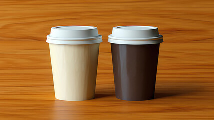 Sun-Soaked White Coffee Cups in Minimalist Art