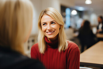 Fototapeta premium Team Transparency: Genuine Laughter Sparks Creative Synergy