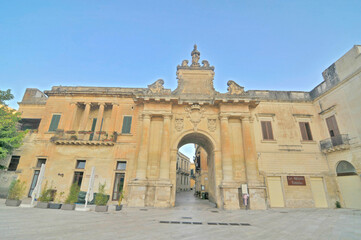 Obraz premium Porta San Biagio in old city of Lecce