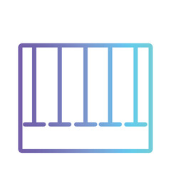 Sport Pool Arena Gradient Outline Icon