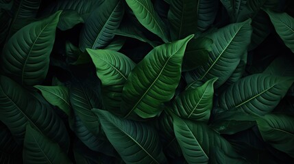 Wallpaper with a tropical leave
