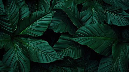 Wallpaper with a tropical leave