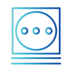 Laundry Washing Care Gradient Outline Icon