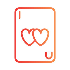 Hearts Life Love Gradient Outline Icon