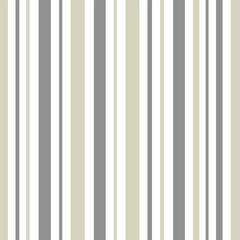 Abstract vector geometric seamless pattern, vertical stripes, monochrome background, design for decoration, print, wrapping, fabric, textile, beige and brown color, vector illustration.
