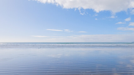 Serene Winter Day at Empty Pismo Beach