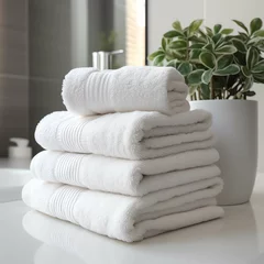 Foto op Canvas towels in a bathroom © Jan