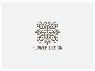premium flower logo design vector, vector and illustration,