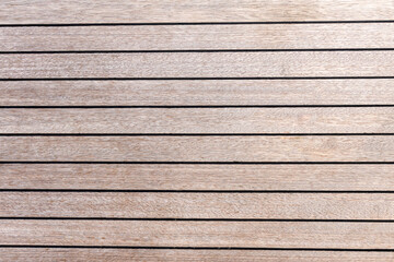 Teak wood deck texture background. Wooden deck on super yacht. Yachting concept.