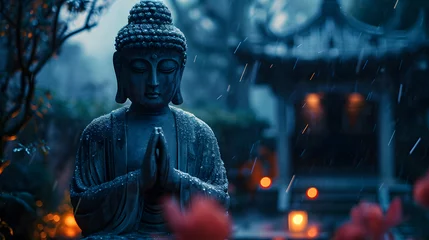 Foto auf Acrylglas statue of buddha © toomi123
