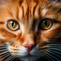Picture of a brown fluffy cat.