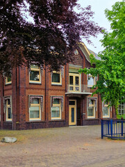 Former townhall of Dutch village Sellingen, Groningen, Netherlands