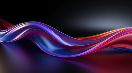abstract colorful glowing wavy perspective with fractals and curves background 16:9 widescreen wallpapers